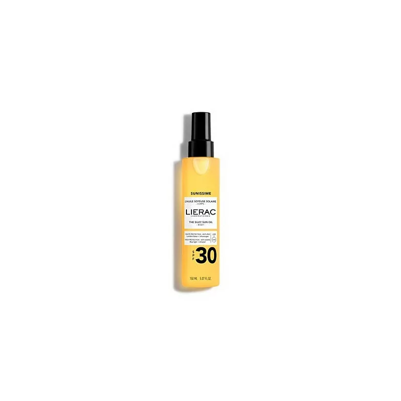 Lierac Sunissime L'Huile Soyeuse Solaire SPF30 150ml - Univers Pharmacie