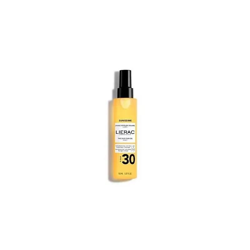 Lierac Sunissime L'Huile Soyeuse Solaire SPF30 150ml - Univers Pharmacie