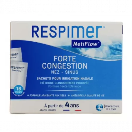Respimer NetiFlow Forte Congestion 16 sachets - Univers Pharmacie