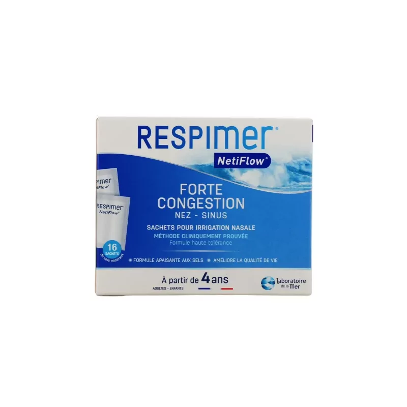 Respimer NetiFlow Forte Congestion 16 sachets - Univers Pharmacie