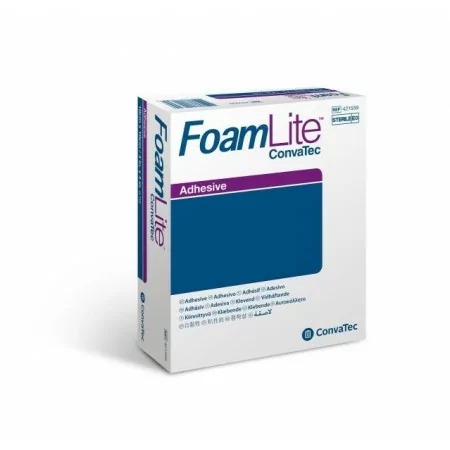 ConvaTec FoamLite Adhésive Pansement Hydrocellulaire 8X8cm X10 - Univers Pharmacie