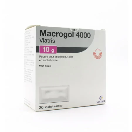 Macrogol 4000 Viatris 10g 20 sachets-dose - Univers Pharmacie