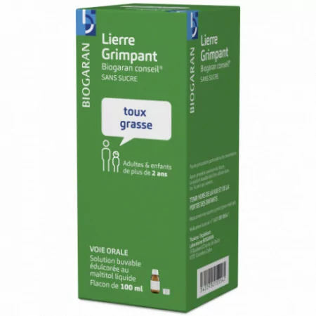 Lierre Grimpant Biogaran Conseil Sans Sucre 100ml - Univers Pharmacie