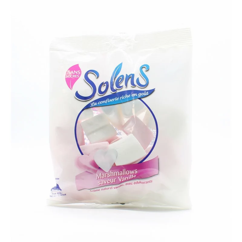 Solens Marshmallows Saveur Vanille 100g - Univers Pharmacie