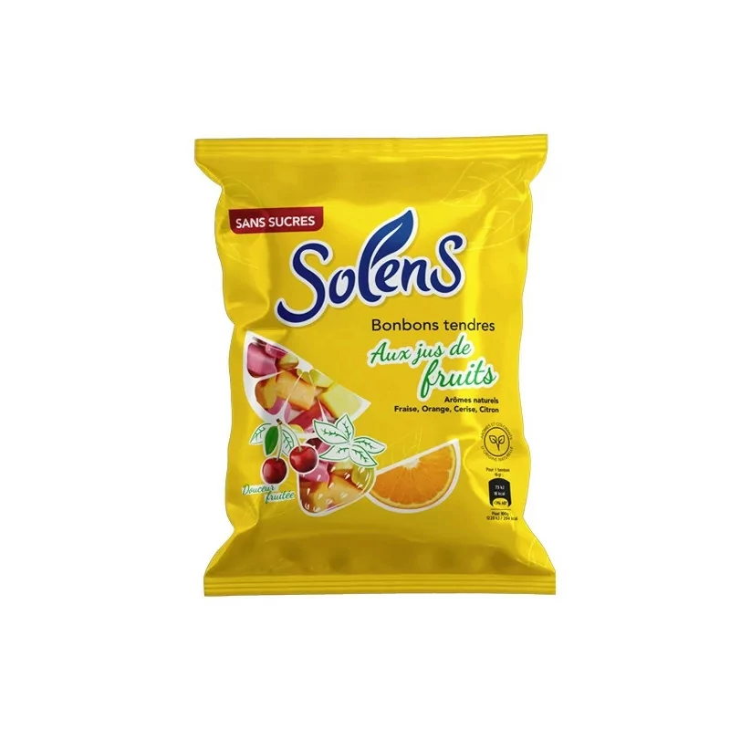 Solens Bonbons Tendres Jus de Fruits Sans Sucres 100g - Univers Pharmacie