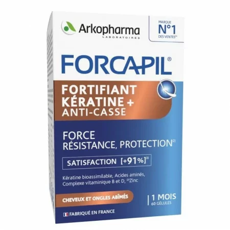 Arkopharma Forcapil Fortifiant Kératine+ 60 gélules - Univers Pharmacie