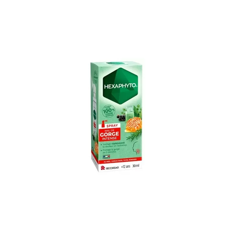 Hexaphyto Spray Mal de Gorge Intense 30ml - Univers Pharmacie