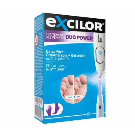 Excilor Duo Power Traitement des Verrues Mains et Pieds - Univers Pharmacie