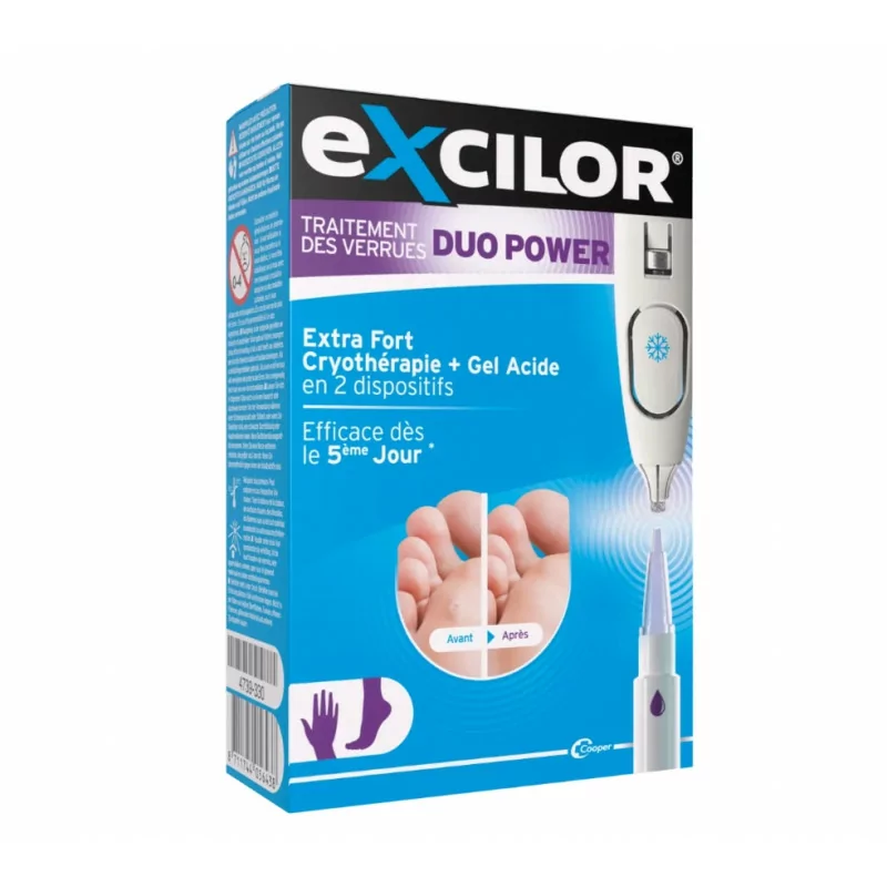 Excilor Duo Power Traitement des Verrues Mains et Pieds - Univers Pharmacie