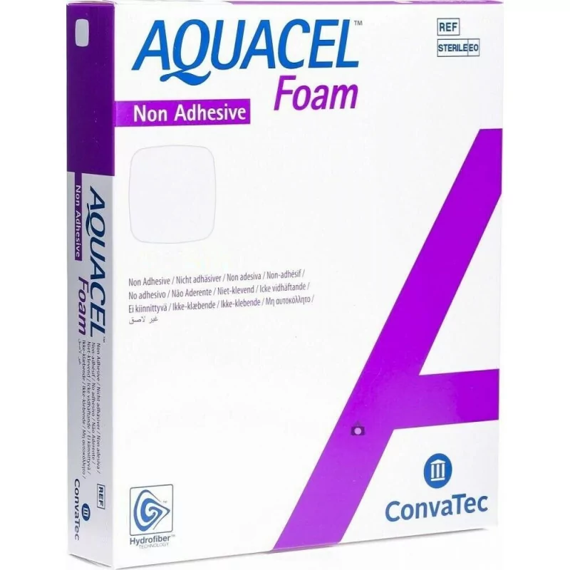 Aquacel Foam Non Adhesive -12,5X12,5cm 10 pièces - Univers Pharmacie