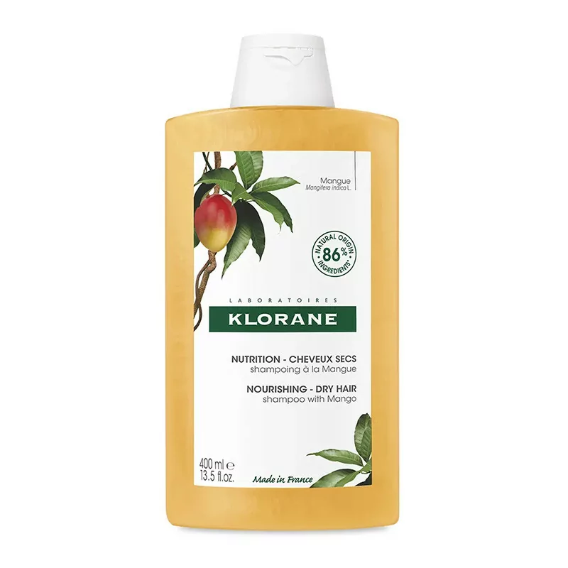 Klorane Shampooing au Beurre de Mangue 400ml - Univers Pharmacie