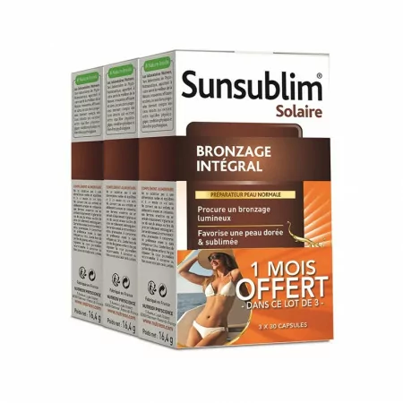 Sunsublim Bronzage Intégral 3X30 capsules - Univers Pharmacie.fr