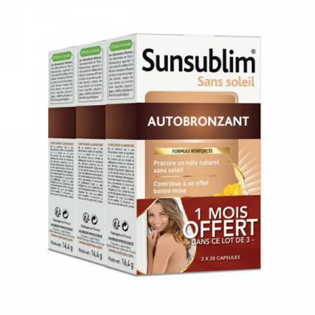 Sunsublim Autobronzant 3X28 capsules