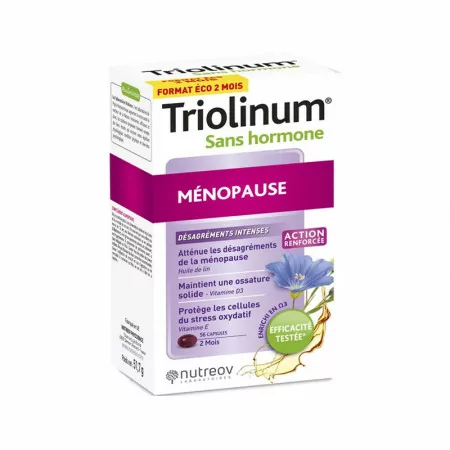 Triolinum Sans Hormone Ménopause 56 capsules