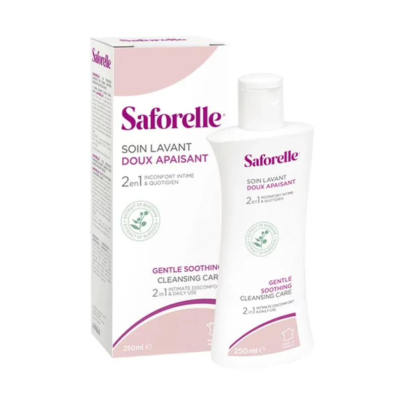 Saforelle Soin Lavant Doux Apaisant 250ml - Univers Pharmacie Saforelle Soin Lavant Doux Apaisant 250ml - Univers Pharmacie