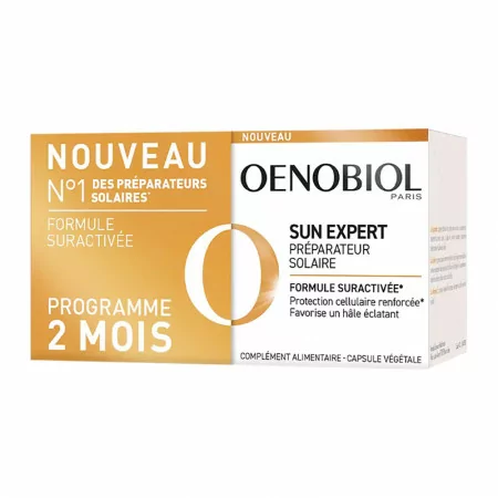 Oenobiol Sun Expert Préparateur Solaire 2X30 capsules - Univers Pharmacie