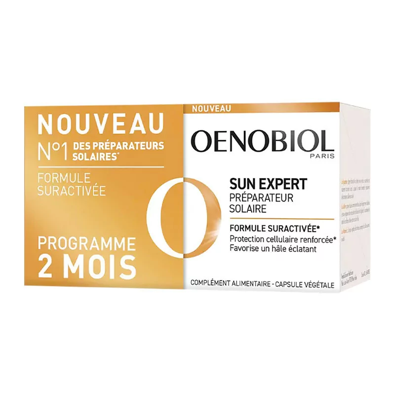 Oenobiol Sun Expert Préparateur Solaire 2X30 capsules - Univers Pharmacie