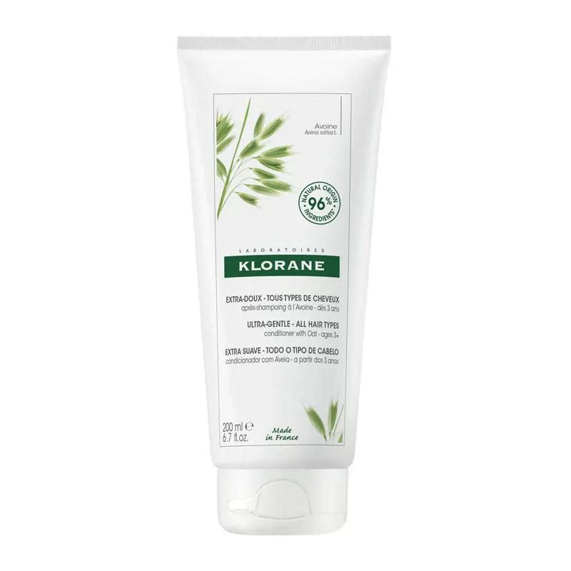 Klorane Baume Après-shampooing Extra Doux Lait d'Avoine 200ml - Univers Pharmacie