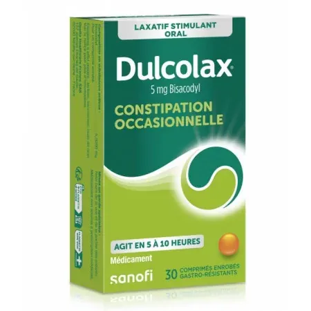 Dulcolax 5mg 30 comprimés - Univers Pharmacie
