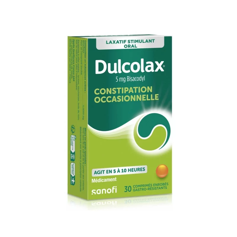 Dulcolax 5mg 30 comprimés - Univers Pharmacie