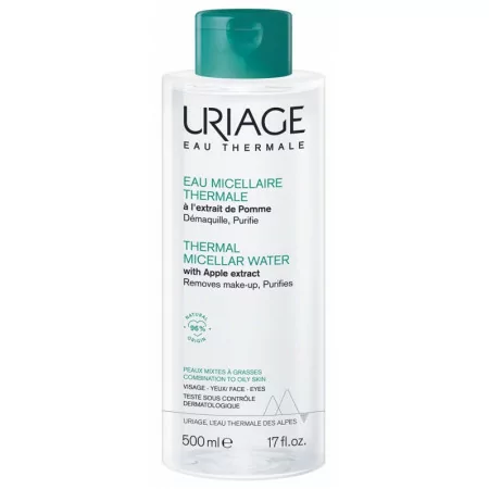 Uriage Eau Micellaire Thermale Peaux Mixtes à Grasses 500ml - Univers Pharmacie