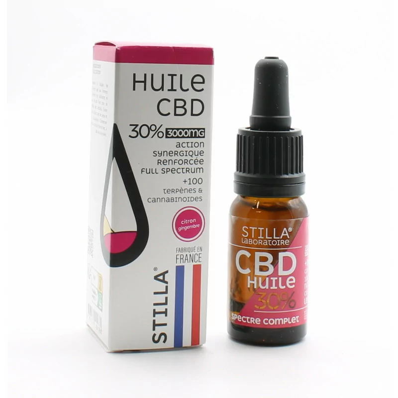 Stilla Huile CBD 30% Citron Gingembre 10ml - Univers Pharmacie