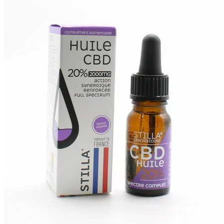 Stilla Huile CBD 20% Violette 10ml - Univers Pharmacie