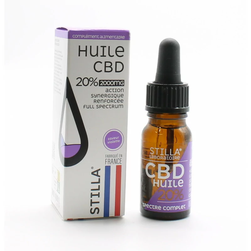 Stilla Huile CBD 20% Violette 10ml - Univers Pharmacie