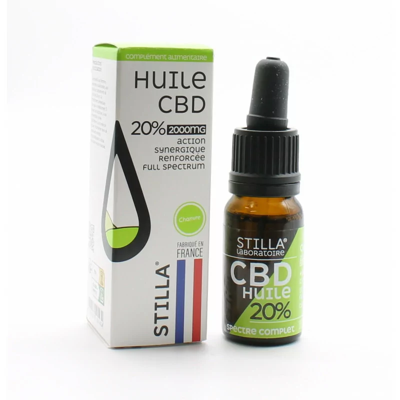 Stilla Huile CBD 20% Chanvre 10ml - Univers Pharmacie