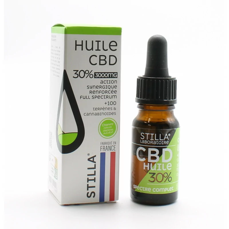 Stilla Huile CBD 30% Chanvre 10ml - Univers Pharmacie