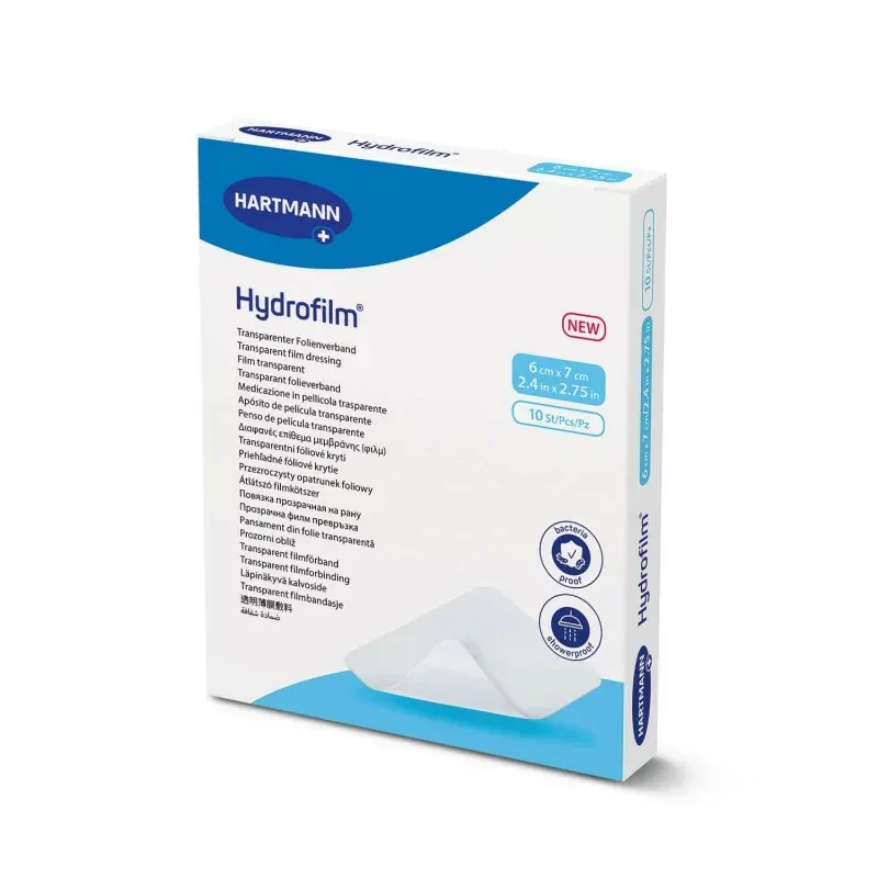 Hydrofilm Pansement Film Transparent 6X7cm 10 pièces Hydrofilm Pansement Film Transparent 6X7cm 10 pièces