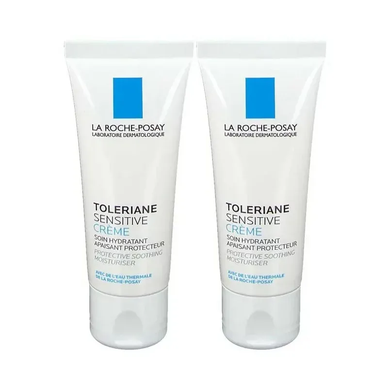 La Roche-Posay Toleriane Sensitive Crème 2X40ml - Univers Pharmacie La Roche-Posay Toleriane Sensitive Crème 2X40ml - Univers Pharmacie