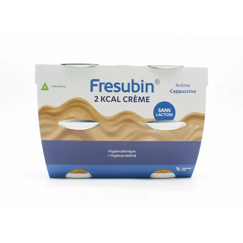 Fresubin 2kcal Crème Arôme Cappuccino 4X200g - Univers Pharmacie