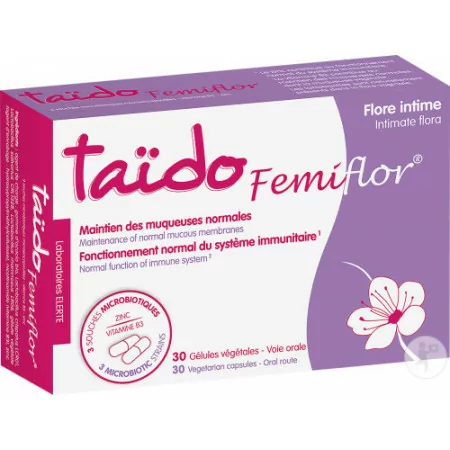 Taïdo Femiflor 30 gélules végétales - Univers Pharmacie