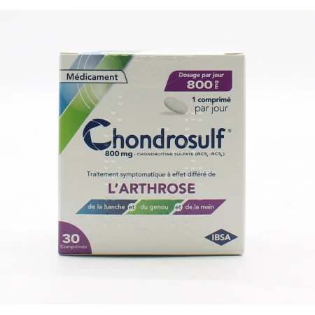 Chondrosulf 800mg 30 comprimés - Univers Pharmacie