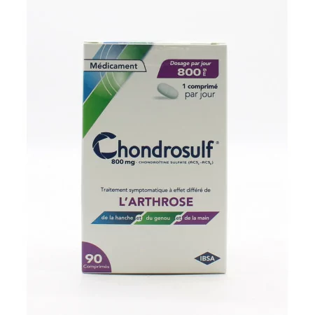 Chondrosulf 800mg 90 comprimés - Univers Pharmacie