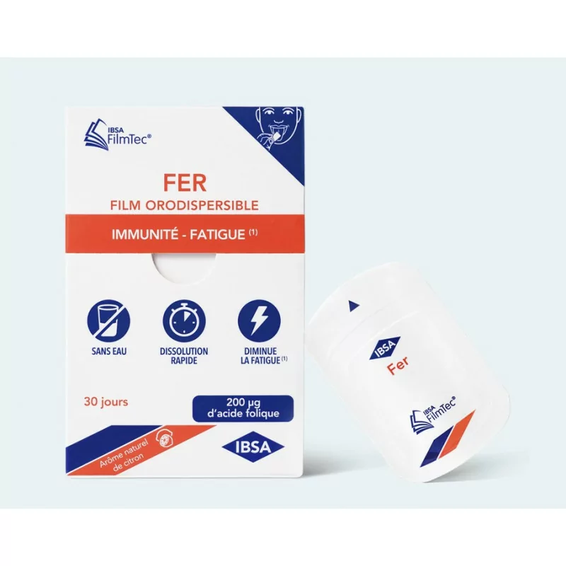 IBSA Fer Film Orodispersible X30 - Univers Pharmacie