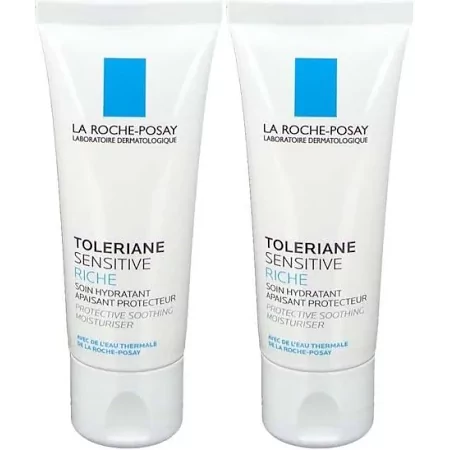 La Roche-Posay Toleriane Sensitive Riche Soin Hydratant 2X40ml - Univers Pharmacie