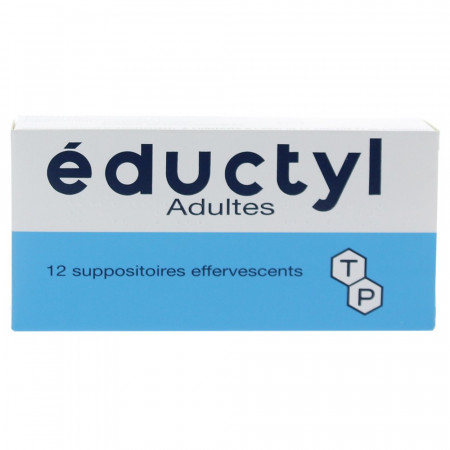 Eductyl Adultes 12 suppositoires effervescents
