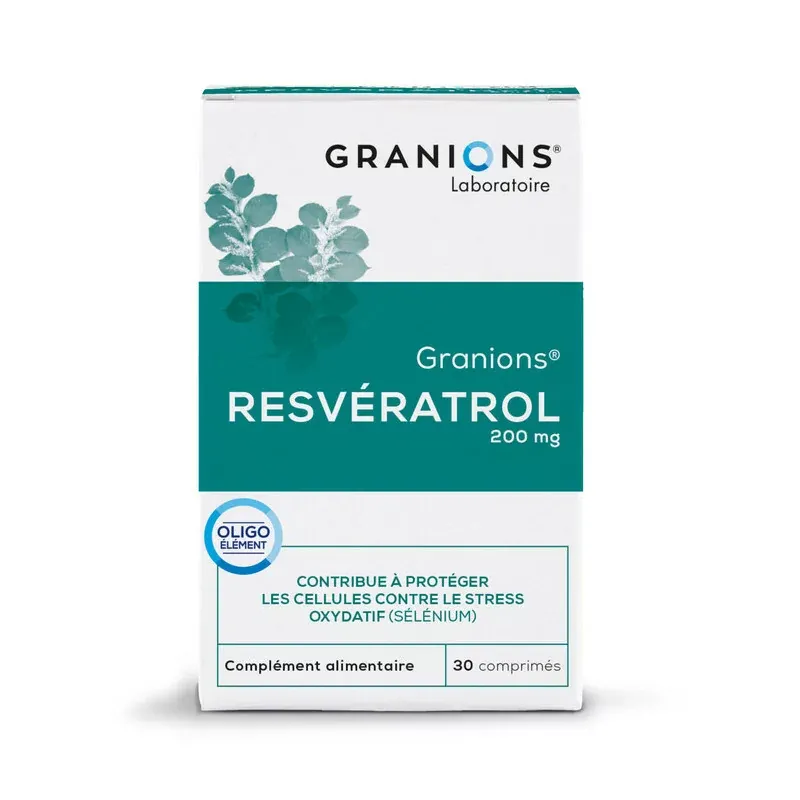Granions Resvératrol 200mg 30 comprimés Granions Resvératrol 200mg 30 comprimés