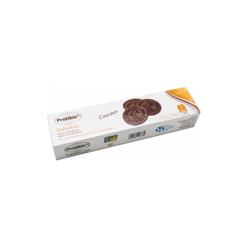 Protibis Galettes Cacao X16 - Univers Pharmacie