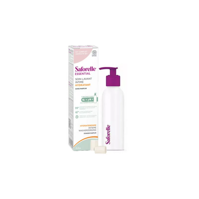 Saforelle Essential Soin Lavant Intime Hydratant Kit de Démarrage - Univers Pharmacie