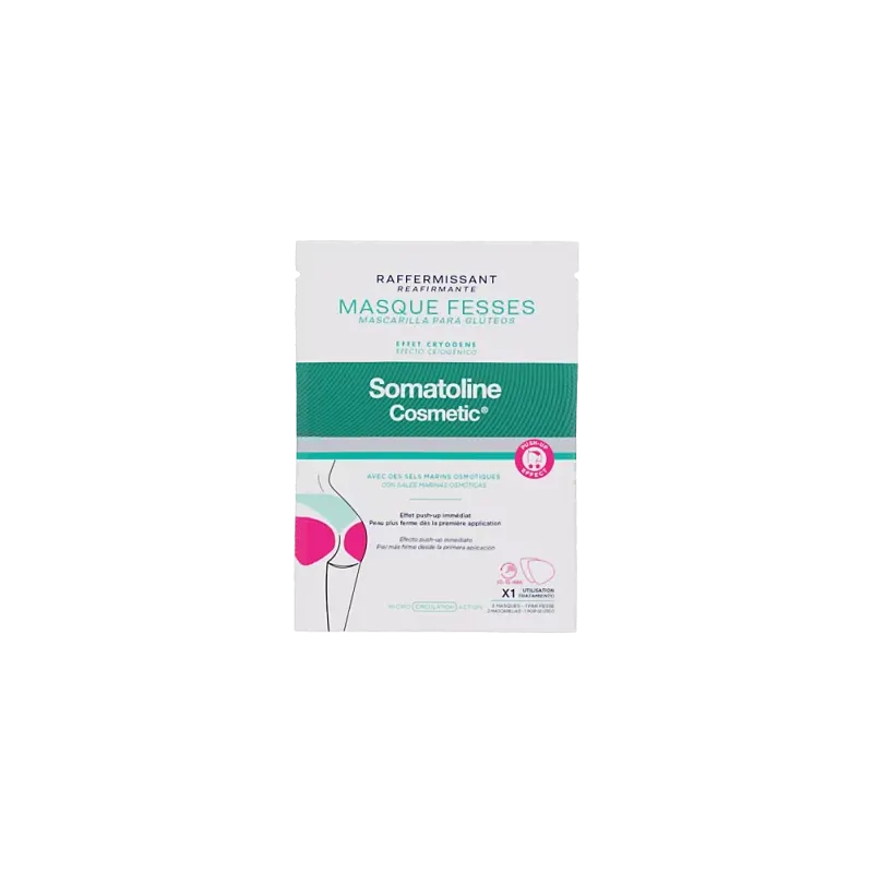 Somatoline Cosmetic Raffermissant Fesses Masque Tissu Effet Push-Up - Univers Pharmacie