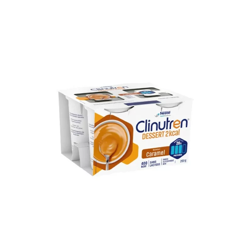 Clinutren Dessert 2kcal Saveur Caramel 4X200g - Univers Pharmacie