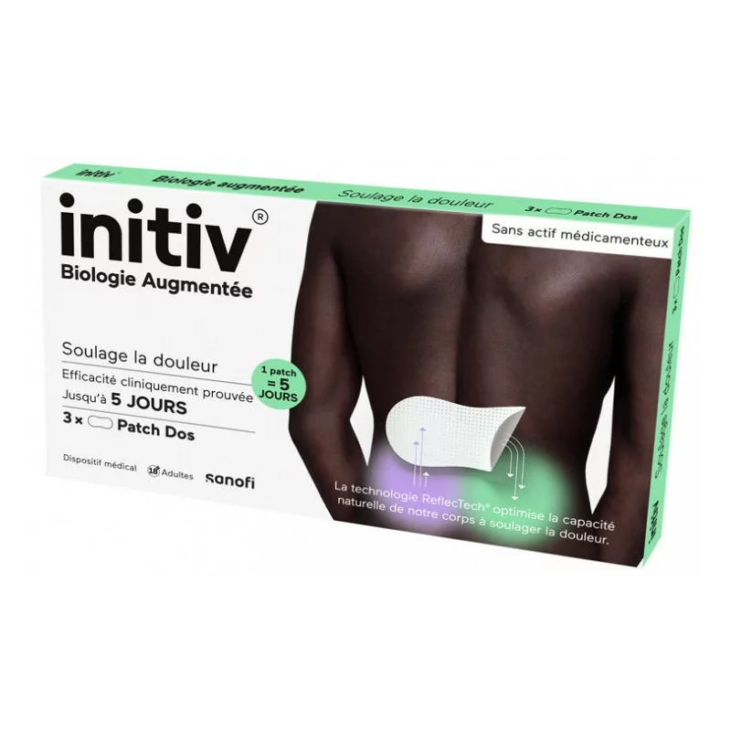 Initiv Patch Dos X3 - Univers Pharmacie