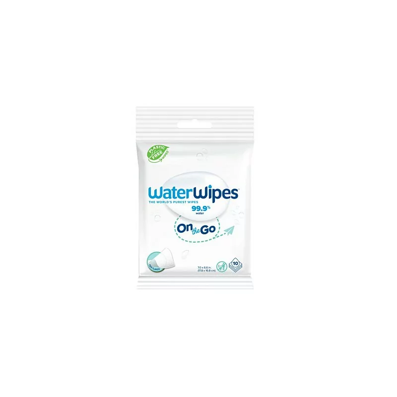 WaterWipes On The Go Lingettes X10 - Univers Pharmacie