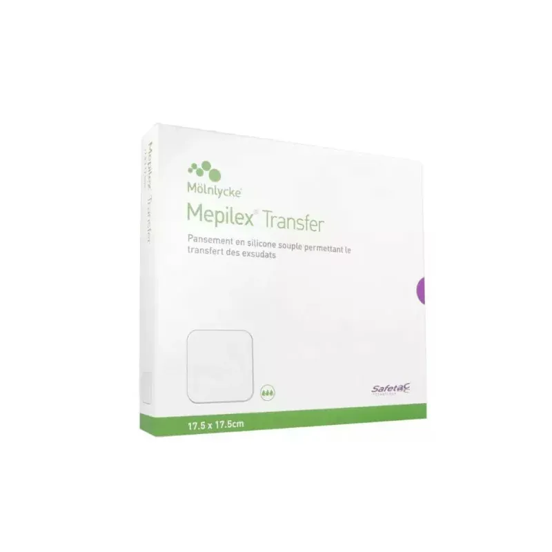 Mepilex Transfer Pansements 17,5X17,5cm 10 pièces - Univers Pharmacie