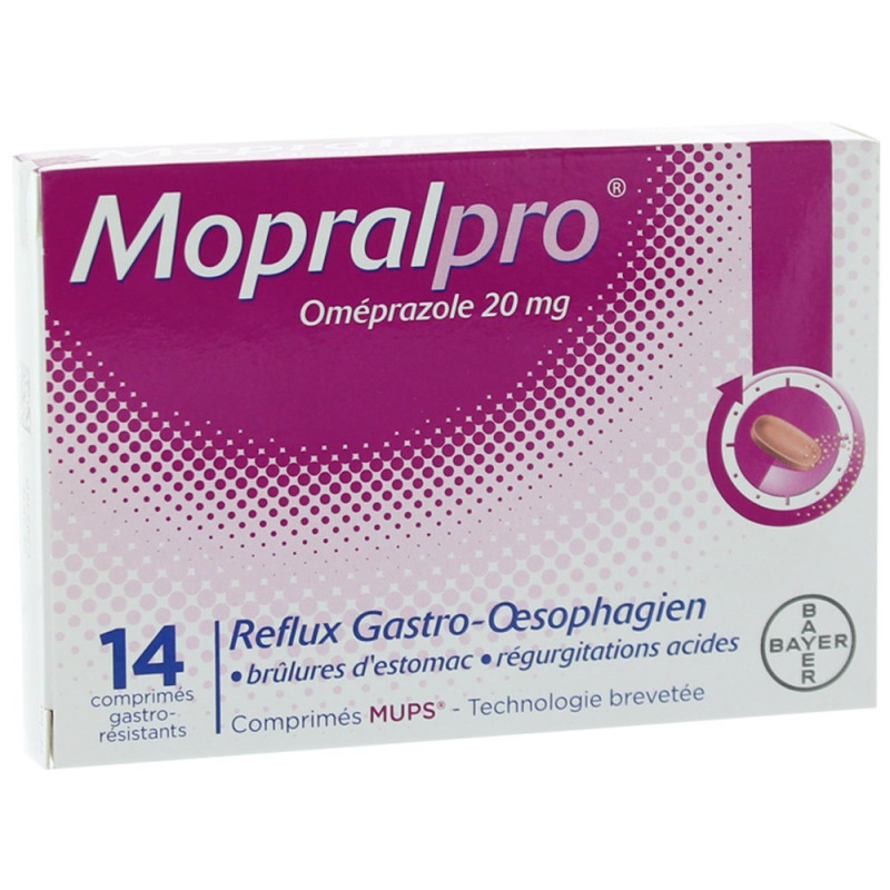 Mopralpro 20mg 14 comprimés - Univers Pharmacie