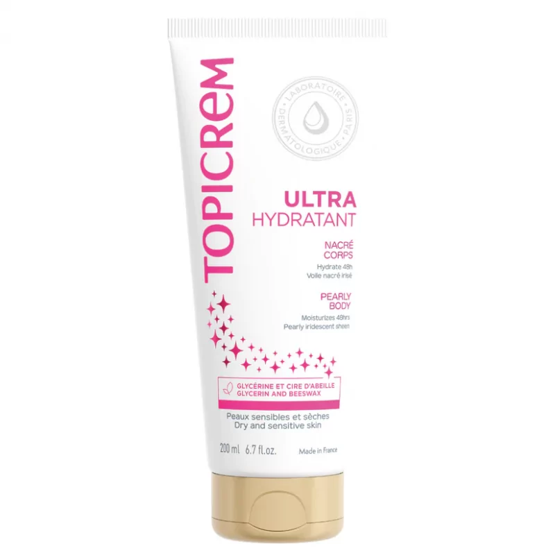 Topicrem Ultra Hydratant Nacré Corps 200ml - Univers Pharmacie