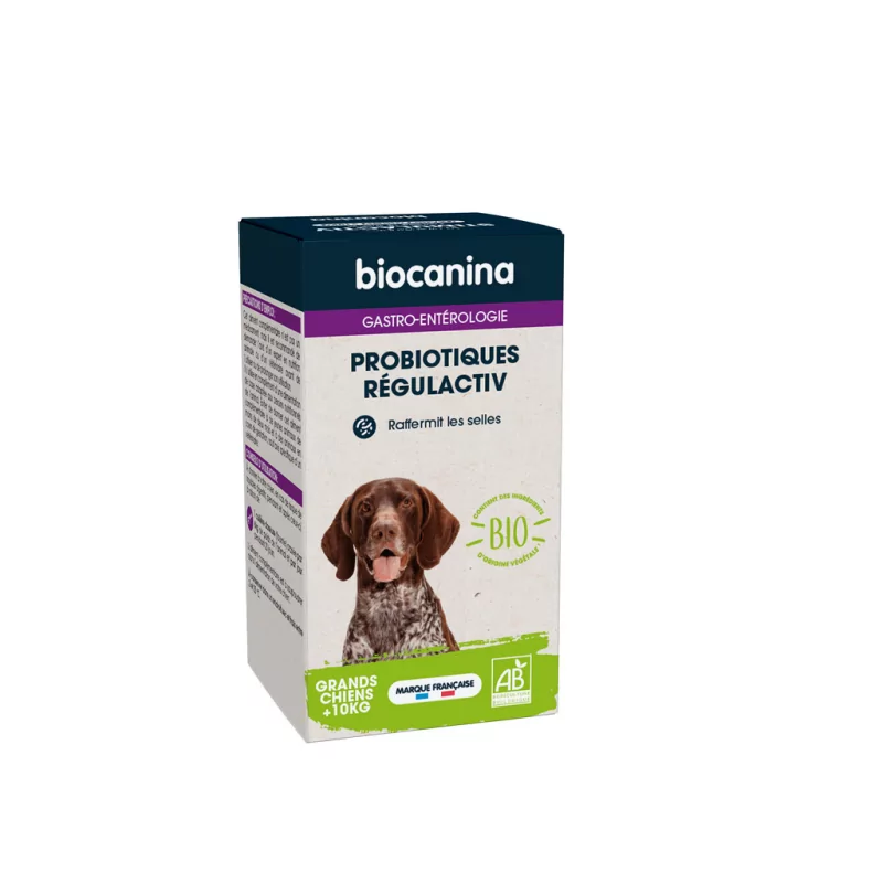 Biocanina Probiotiques Régulactiv Grands Chiens 115g - Univers Pharmacie